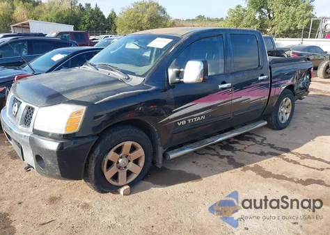 2007 Nissan Titan Le from USA, damaged, VIN 1N6BA07A37N221364